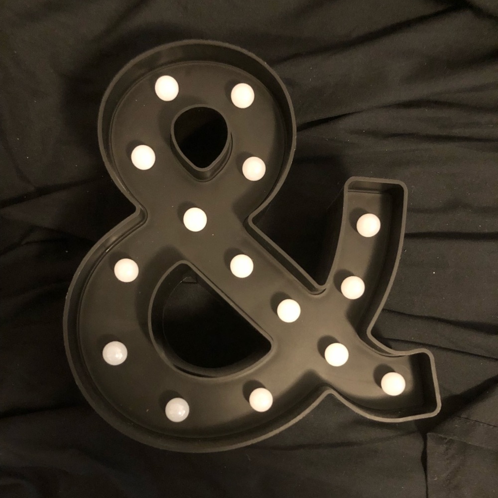 & Light Up Sign